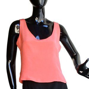 Thom Smith Orange Silk Cami/Tank Top Size 10